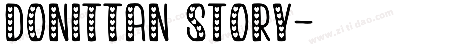 Donittan Story字体转换